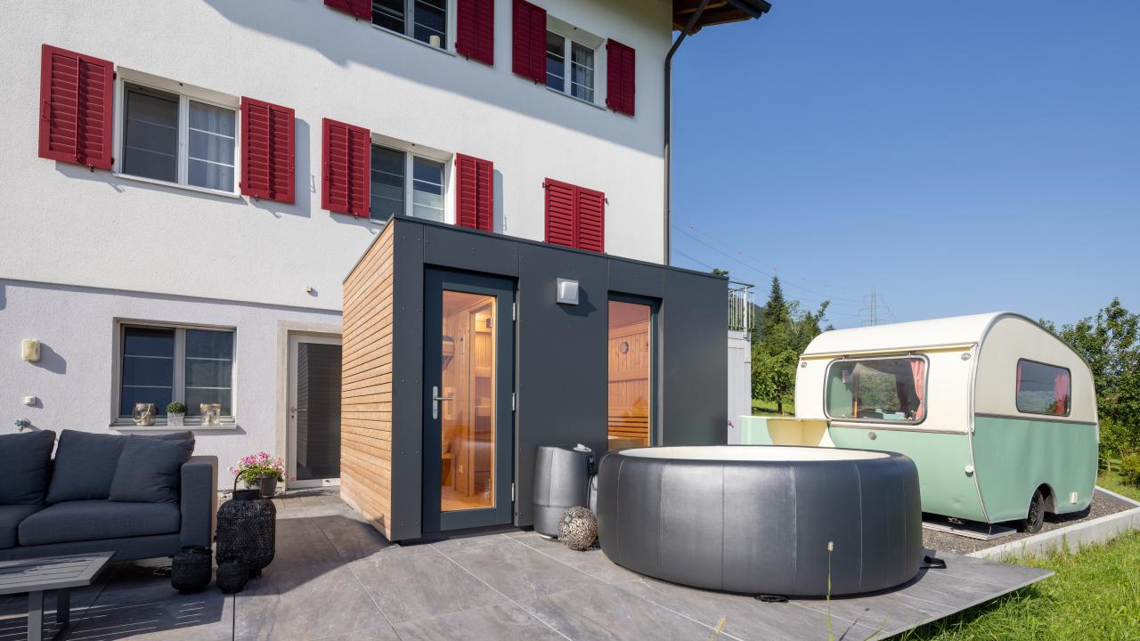 Außensauna Außensauna.